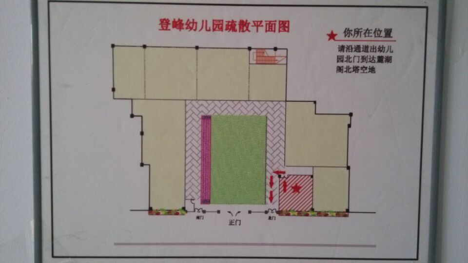 安全逃生路线平面图